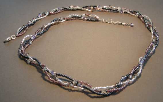 Triple Strand Plait Necklace